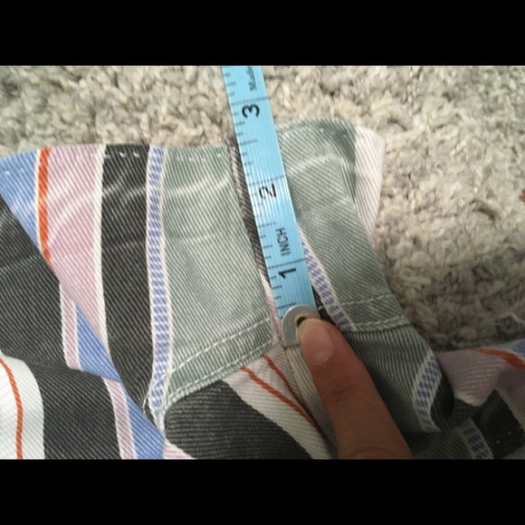 RVCA Townhouse Striped Shortall Overalls - Picture 9 of 9